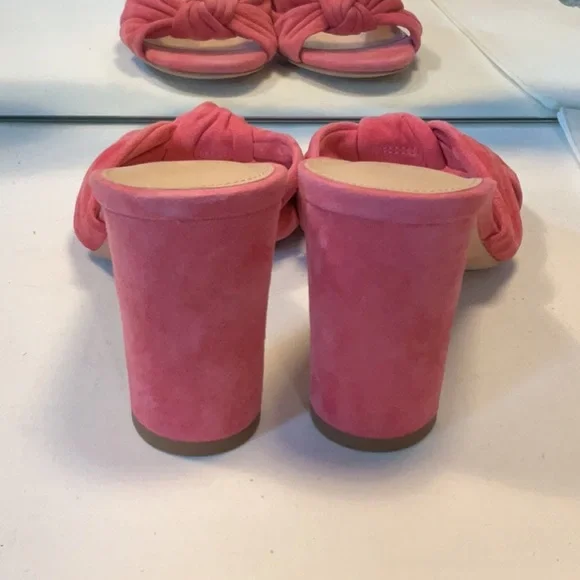 Veronica Beard Pink Mules Women’s Size 6.5 - Picture 4 of 7